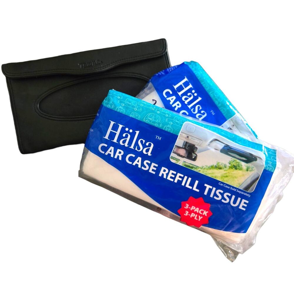 TEMPO Car Case Sunvisor Tissue Holder with 2 Refills